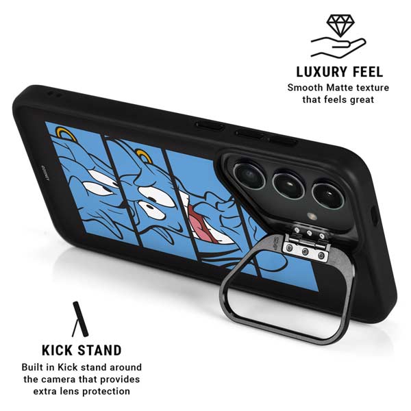 Disney Aladdin Genie Faces Grid Galaxy S26 Ultra Kickstand Case