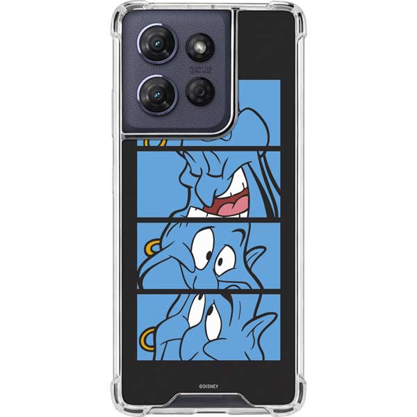 Disney Aladdin Genie Faces Grid Moto G Power 5G (2025) Clear Case