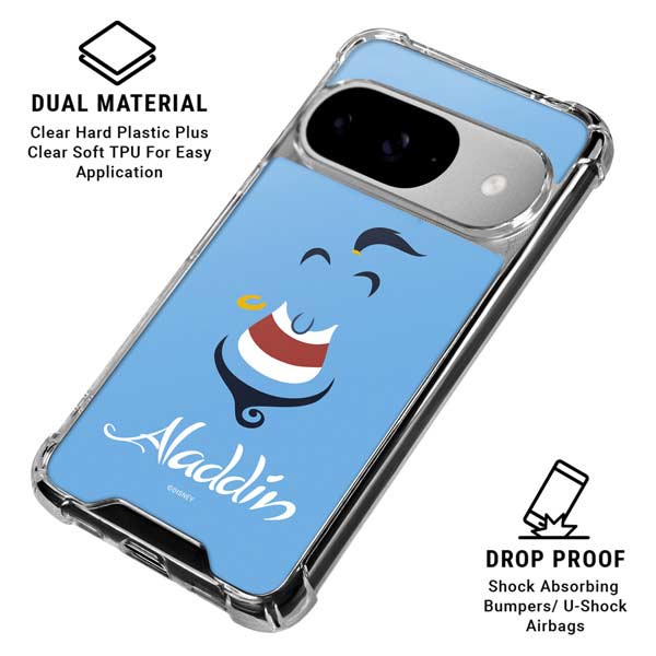Disney Aladdin Genie Outline Art Google Pixel 10 Clear Case