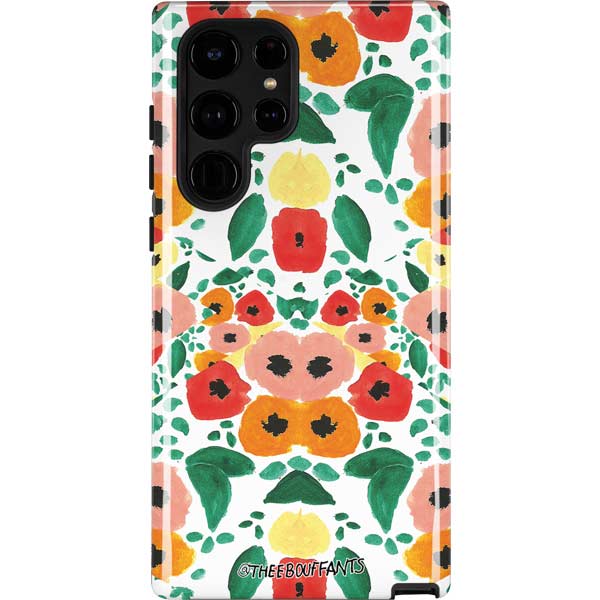 Bouffants and Broken Hearts Geometric Flowers Galaxy Cases