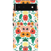 Bouffants and Broken Hearts Geometric Flowers Pixel Cases