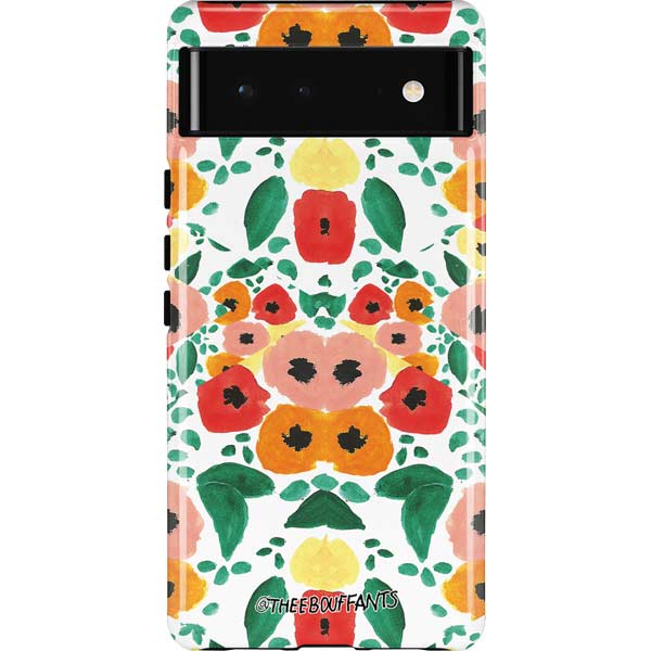Bouffants and Broken Hearts Geometric Flowers Pixel Cases
