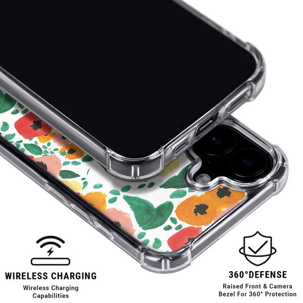 Bouffants and Broken Hearts Geometric Flowers iPhone 17 MagSafe Case