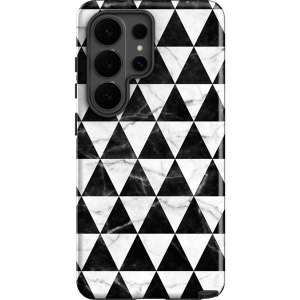Geometric Marble Galaxy S26 Ultra Impact Case