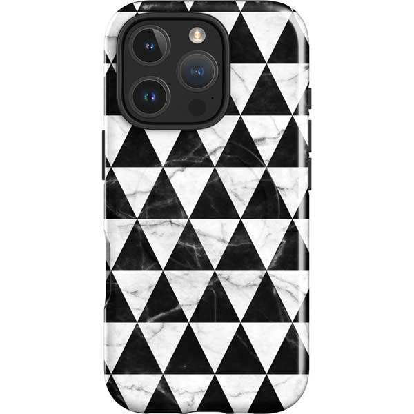 Geometric Marble iPhone 16 Pro Magsafe Impact Case