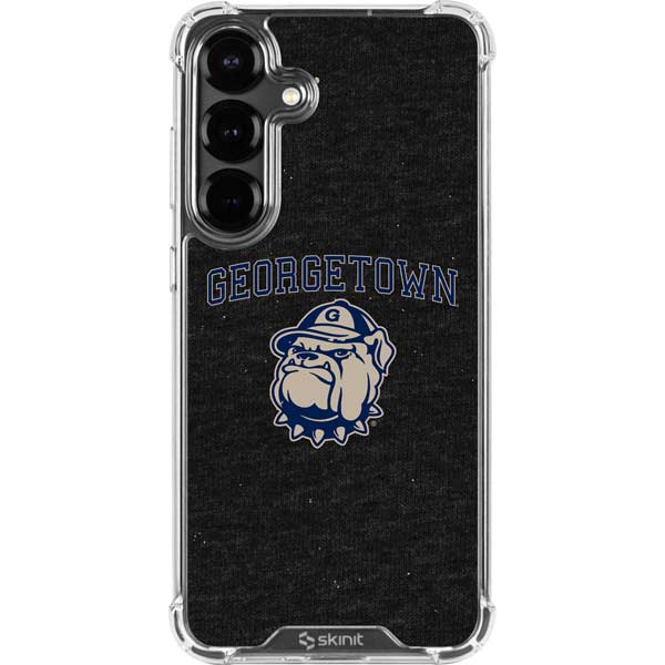 Georgetown University Hoyas Bulldog Galaxy S26 Clear Case