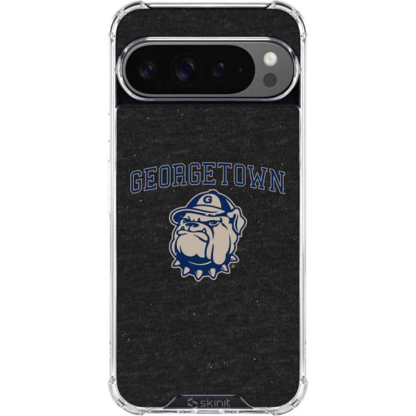 Georgetown University Hoyas Bulldog Google Pixel 10 Pro XL Clear Case