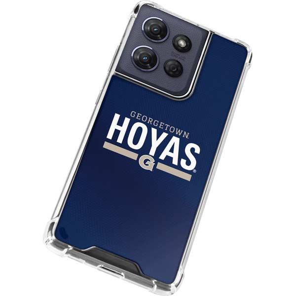Georgetown University Hoyas Stripe Moto G 5G (2025) Clear Case