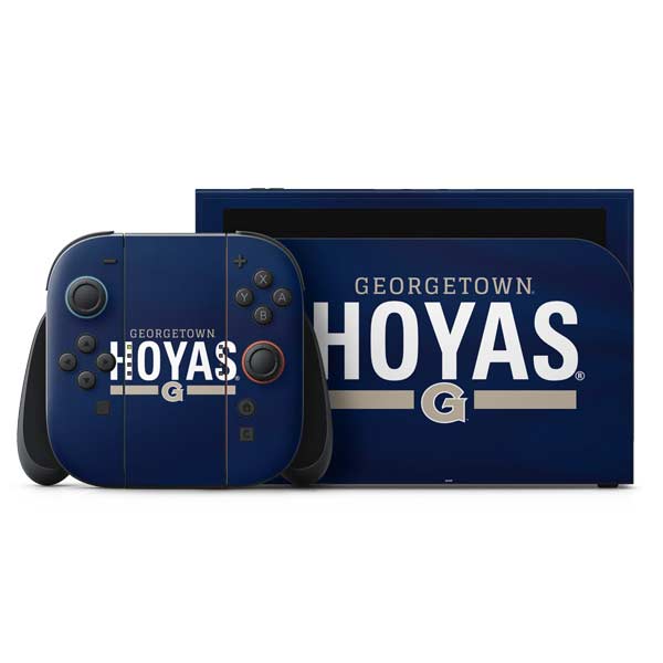 Georgetown University Hoyas Stripe Nintendo Switch 2 (2025) with Joy-Con Skin