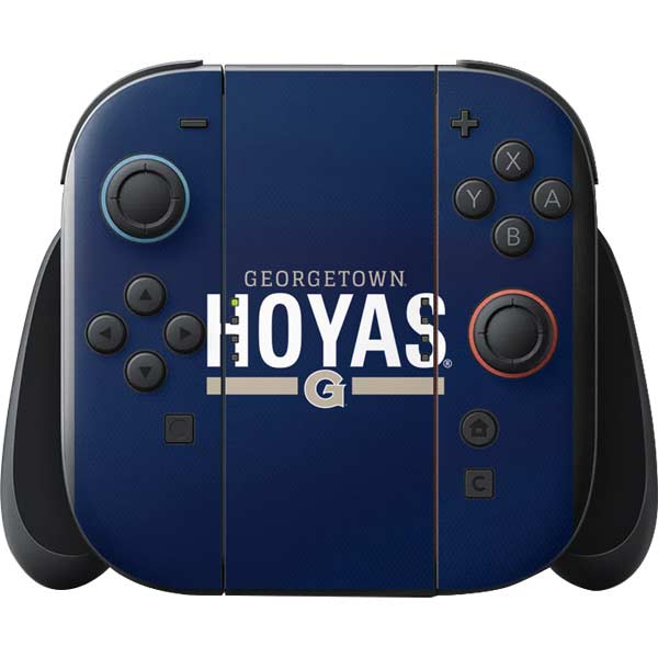 Georgetown University Hoyas Stripe Nintendo Switch 2 (2025) with Joy-Con Skin
