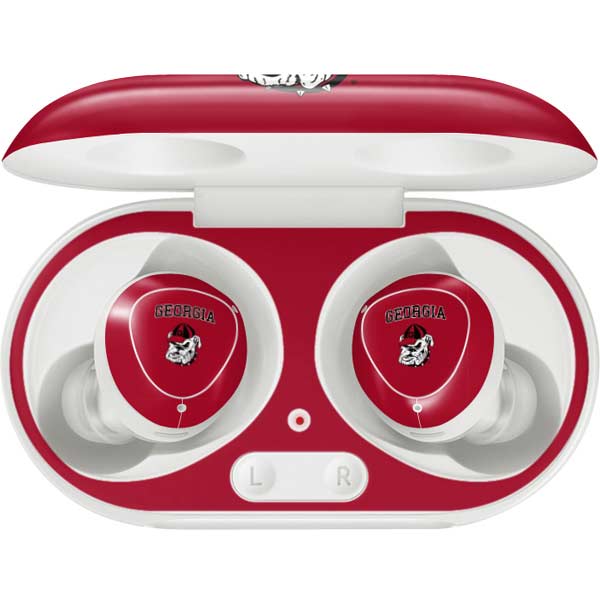 University of Georgia Bulldogs Logo Galaxy Buds Plus Skin