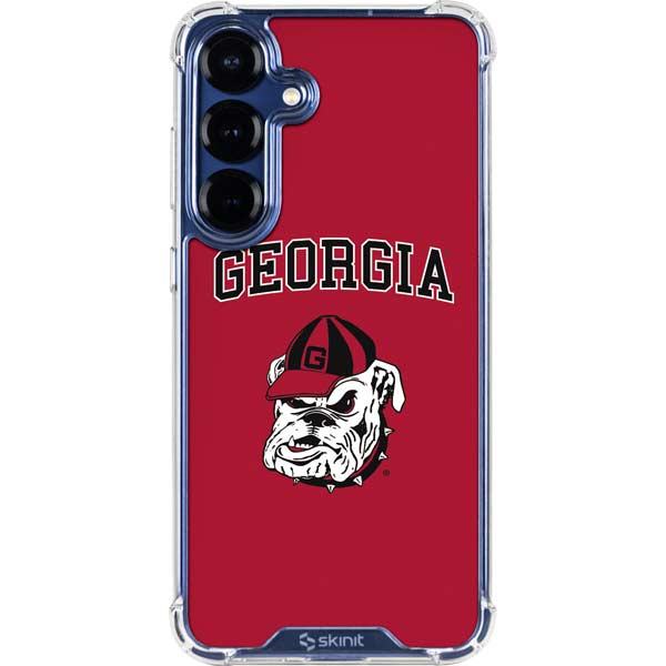 University of Georgia Bulldogs Logo Galaxy S25 Plus Clear Case