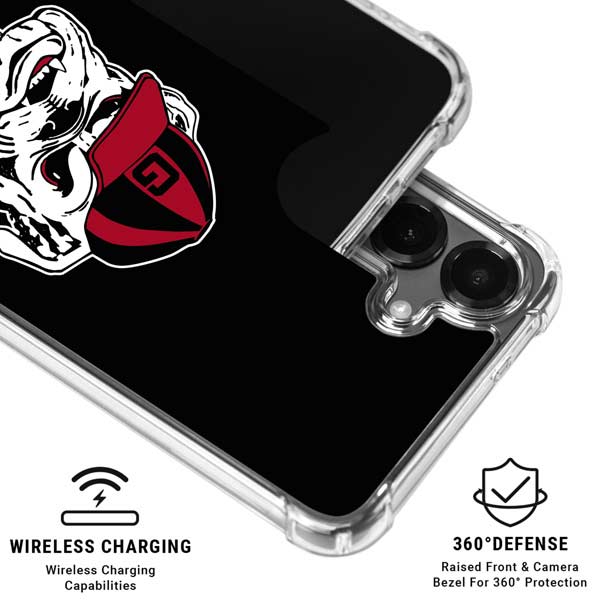 University of Georgia Bulldogs Mascot Galaxy S26 Plus Clear Case