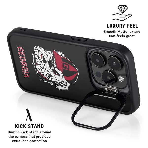 University of Georgia Bulldogs Mascot iPhone 14 Pro Kickstand Case