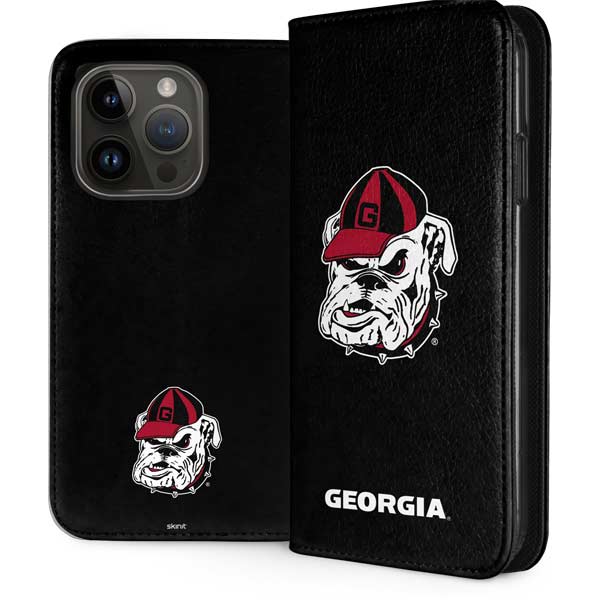 University of Georgia Bulldogs Mascot iPhone 15 Pro Folio Case