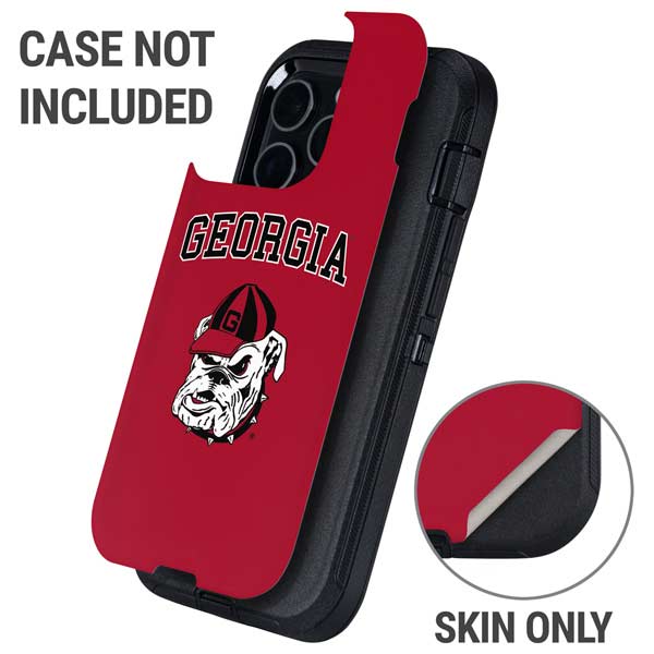 University of Georgia Bulldogs Logo Otterbox Defender iPhone Skin