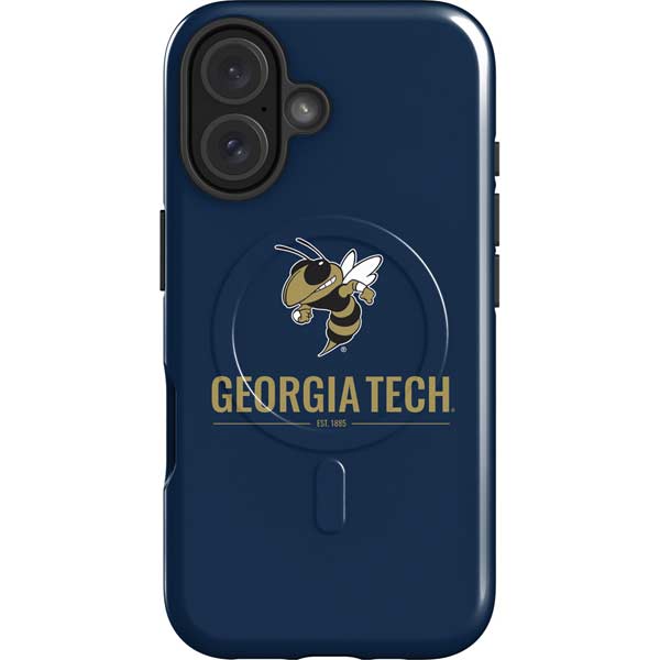 Georgia Institute of Technology Est 1885 Navy iPhone 16 Magsafe Impact Case