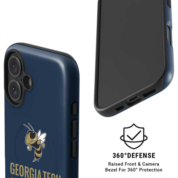 Georgia Institute of Technology Est 1885 Navy iPhone 16 Magsafe Impact Case