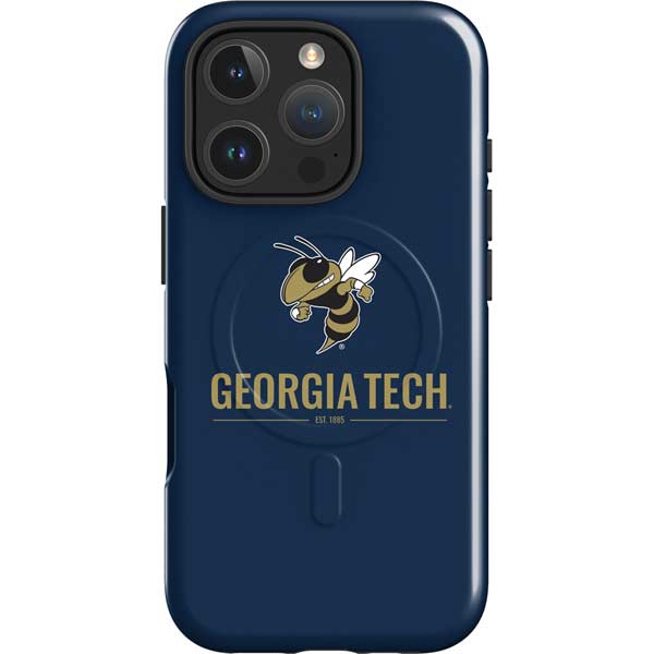 Georgia Institute of Technology Est 1885 Navy iPhone 16 Pro Magsafe Impact Case