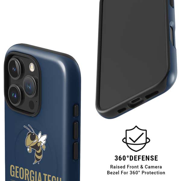 Georgia Institute of Technology Est 1885 Navy iPhone 16 Pro Max Magsafe Impact Case