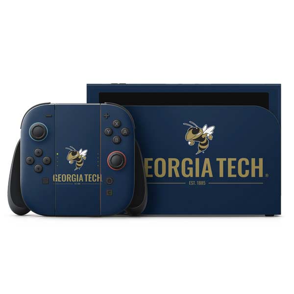 Georgia Institute of Technology Est 1885 Navy Nintendo Switch 2 (2025) with Joy-Con Skin