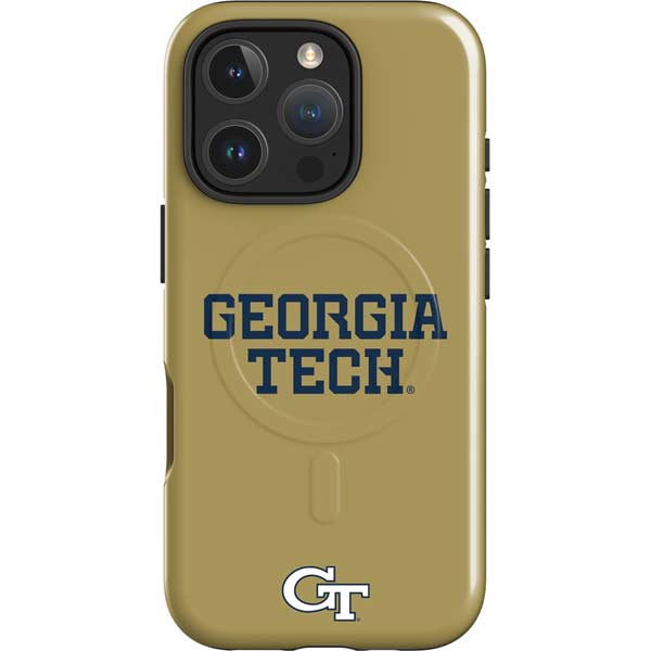 Georgia Institute of Technology LogoType Gold iPhone 16 Pro Magsafe Impact Case