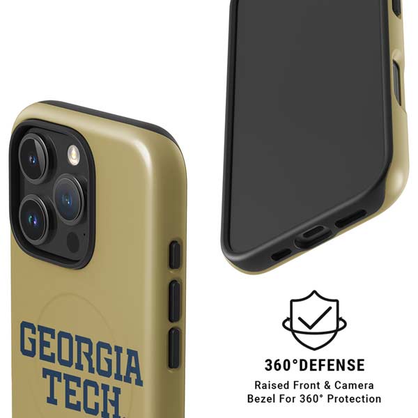 Georgia Institute of Technology LogoType Gold iPhone 16 Pro Magsafe Impact Case
