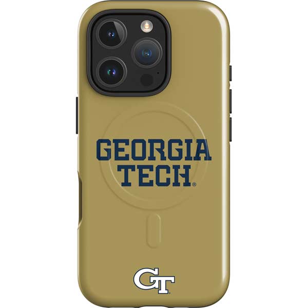 Georgia Institute of Technology LogoType Gold iPhone 16 Pro Max Magsafe Impact Case