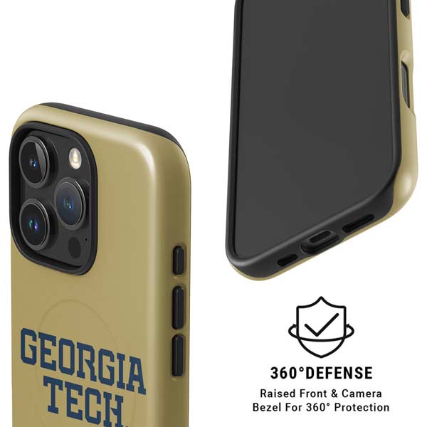 Georgia Institute of Technology LogoType Gold iPhone 16 Pro Max Magsafe Impact Case