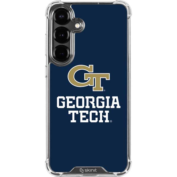 Georgia Institute of Technology GT Blue Galaxy S26 Clear Case