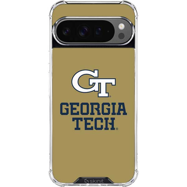 Georgia Institute of Technology Gold LogoType GT Google Pixel 10 Pro Clear Case