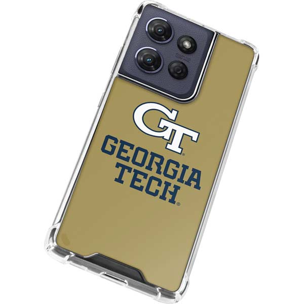 Georgia Institute of Technology Gold LogoType GT Moto G 5G (2025) Clear Case