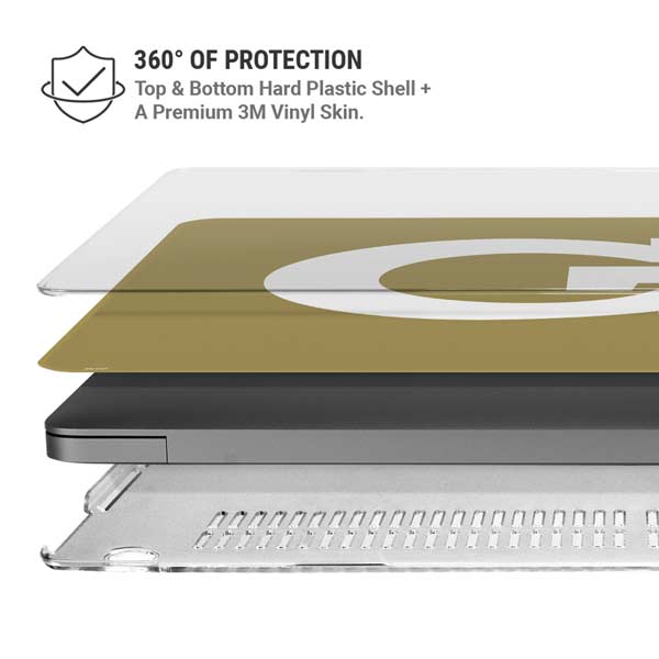 Georgia Institute of Technology Gold GT MacBook Pro 14in (2021-24) Case plus Skin