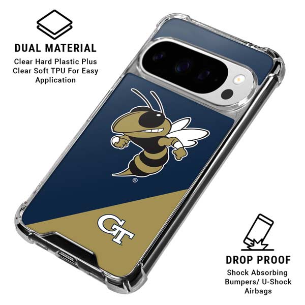 Georgia Institute of Technology Mascot Google Pixel 10 Pro XL Clear Case