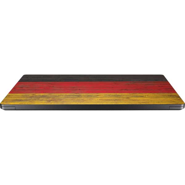 German Flag Dark Wood Surface Laptop 7 13.8in Skin