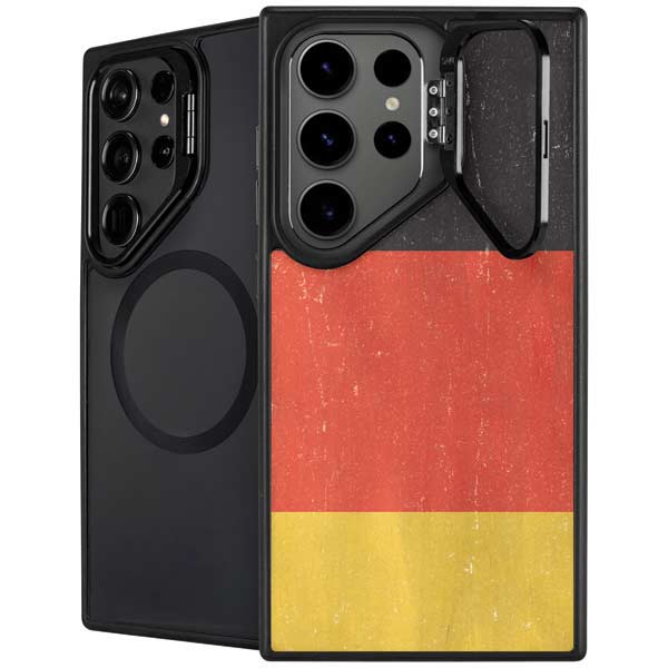 German Flag Distressed Galaxy S26 Ultra Kickstand Case