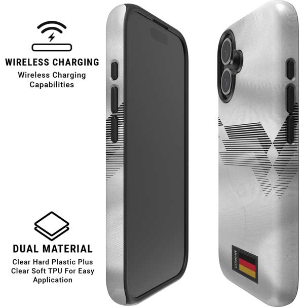 Germany Soccer Flag iPhone 16 Magsafe Impact Case