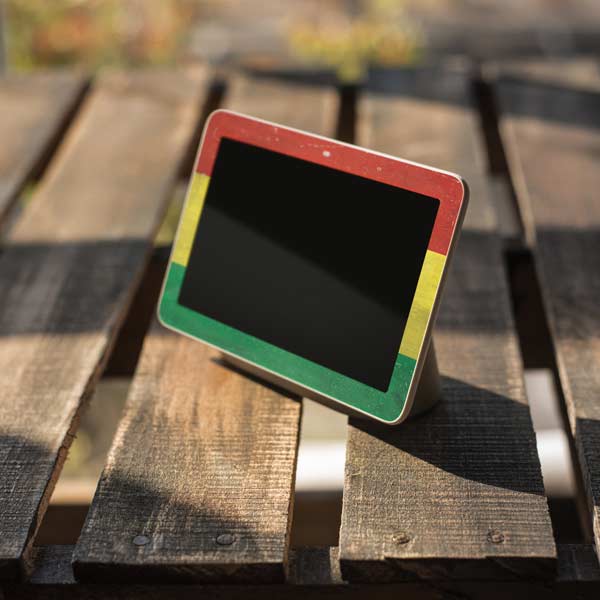 Ghana Flag Distressed Google Home Hub Skin