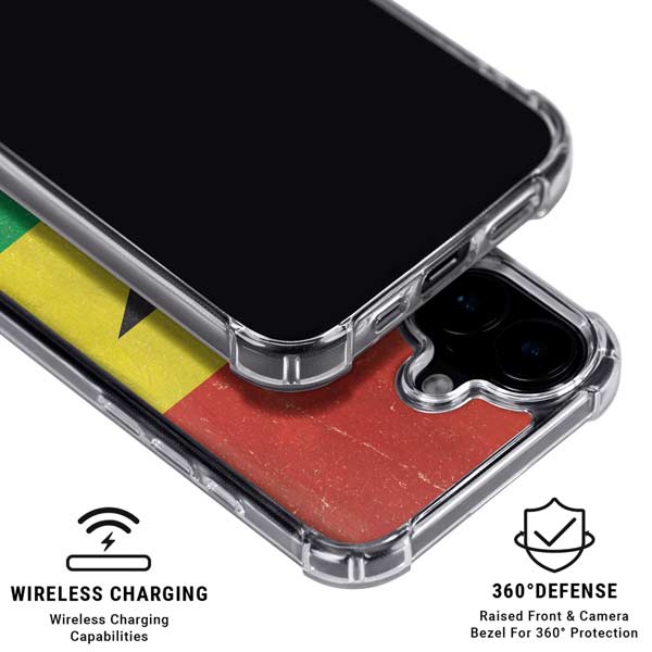 Ghana Flag Distressed iPhone 17 MagSafe Case