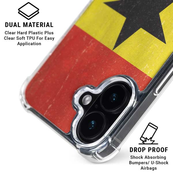 Ghana Flag Distressed iPhone 17 MagSafe Case