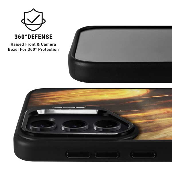 StockTrek Giant Asteroid Collides with Planet Earth Galaxy S26 Plus Kickstand Case