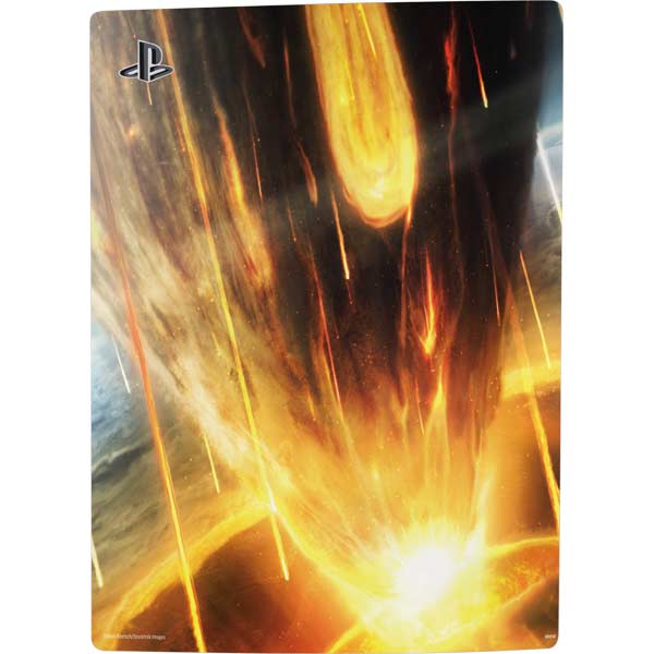 Giant Asteroid Collides with Planet Earth Skin for PS5 Console - Skinit