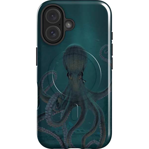 Giant Octopus by Vincent Hie iPhone 16 Magsafe Impact Case