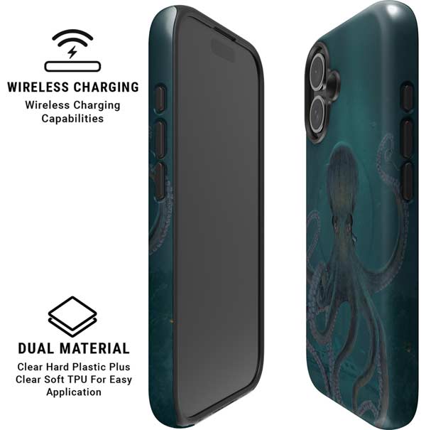 Giant Octopus by Vincent Hie iPhone 16 Magsafe Impact Case