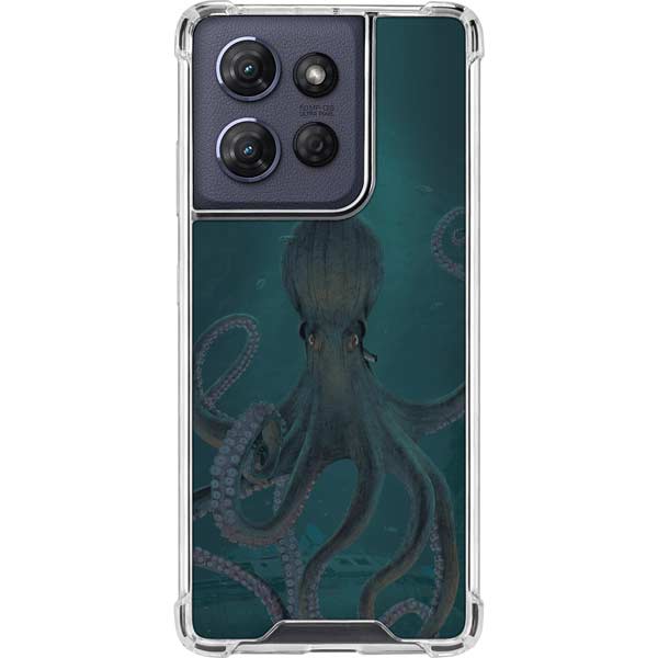 Giant Octopus by Vincent Hie Moto G 5G (2025) Clear Case