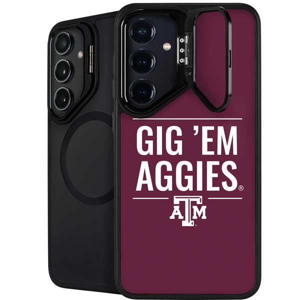 Texas A&M University Gig Em Aggies Galaxy S26 Plus Kickstand Case
