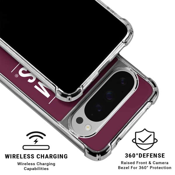 Texas A&M University Gig Em Aggies Google Pixel 10 Pro XL Clear Case