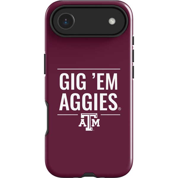 Texas A&M University Gig Em Aggies iPhone 17 Air Impact Case