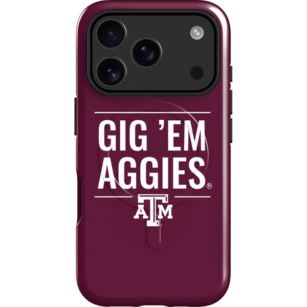 Texas A&M University Gig Em Aggies Apple iPhone 17 Pro Magsafe Impact
