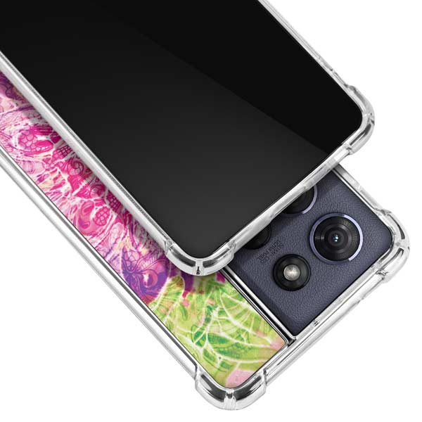 Ginseng Flower Moto G 5G (2025) Clear Case